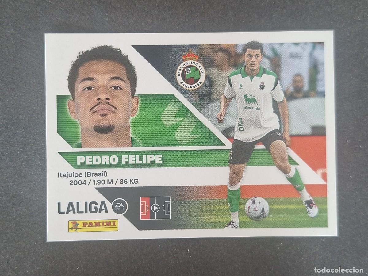 Cromos de f&uacute;tbol: L2 PEDRO FELIPE RACING DE SANTANDER COLOCA LIGA ESTE 2026 2027 26 27 NUNCA PEGADO SIN PEGAR