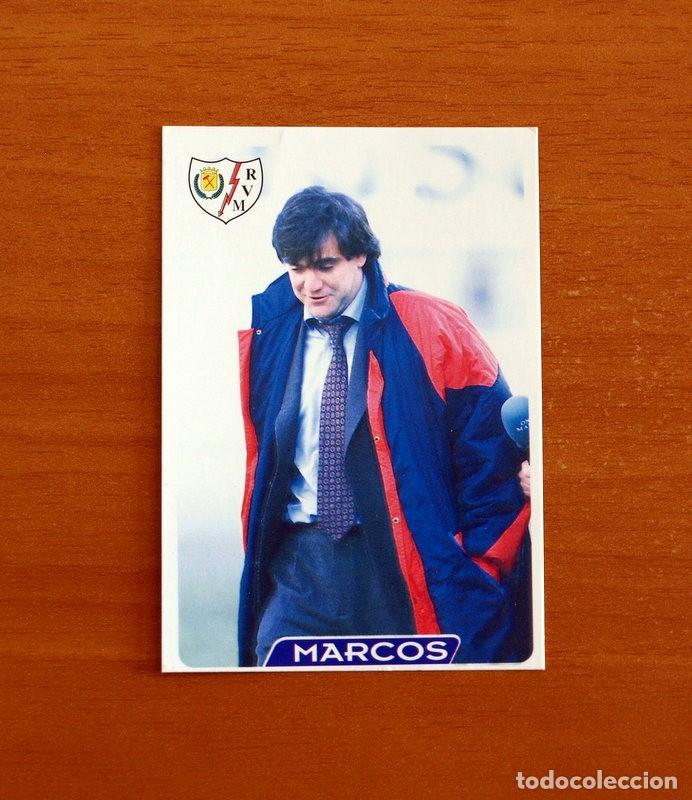 Football Stickers: Rayo Vallecano-N 362 Marcos Entrenador-UH-&Uacute;ltima Hora-Las Fichas la Liga 95-96-1995-1996-Mundicromo