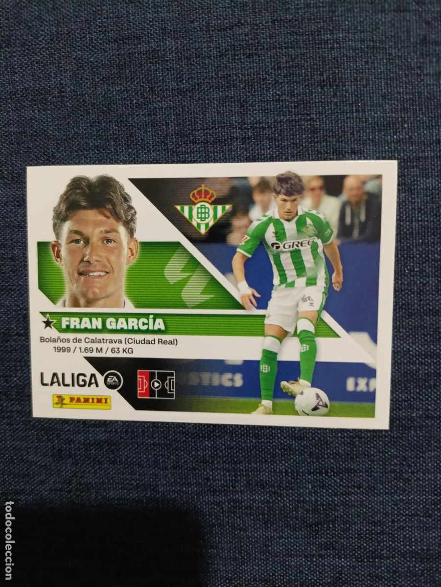 Cromos de f&uacute;tbol: LIGA ESTE 2026 2027 REAL BETIS FRAN GARCIA FICHAJE 6