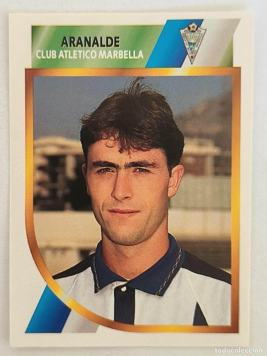 Cromos de f&uacute;tbol: #ARANALDE (C.A. MARBELLA) FUTBOL 2 DIVISION 94/95 ESTE