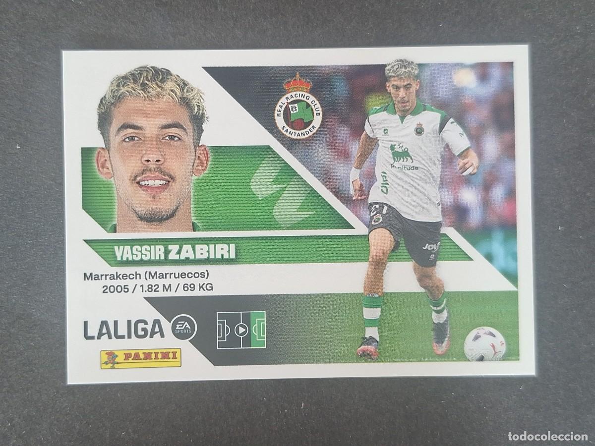 Cromos de f&uacute;tbol: L2 ZABIRI RACING DE SANTANDER COLOCA LIGA ESTE 2026 2027 26 27 NUNCA PEGADO SIN PEGAR