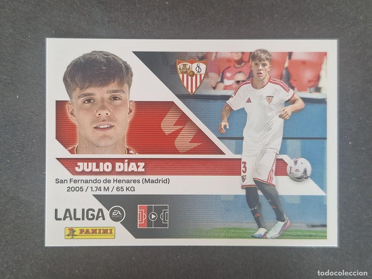 Cromos de f&uacute;tbol: L2 JULIO DIAZ SEVILLA F. C. COLOCA LIGA ESTE 2026 2027 26 27 NUNCA PEGADO SIN PEGAR