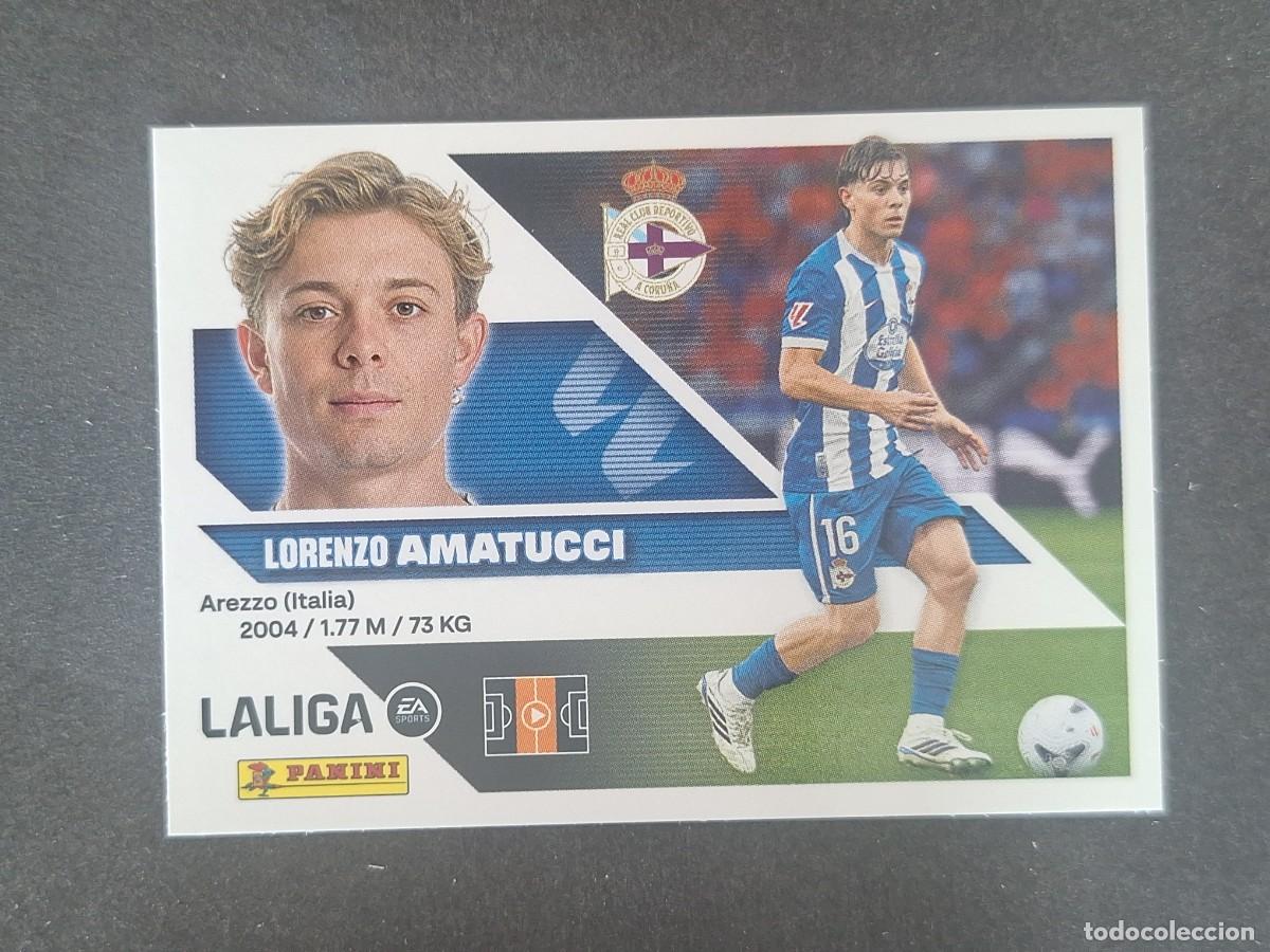 Football Stickers: L2 AMATUCCI DEPORTIVO DE LA CORU&Ntilde;A FICHAJE 22 LIGA ESTE 2026 2027 26 27 NUNCA PEGADO SIN PEGAR