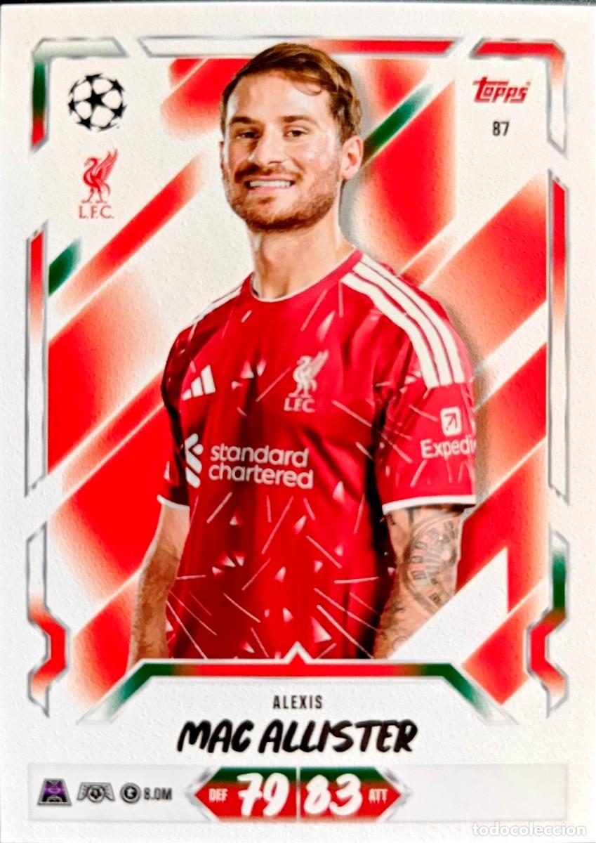 Cromos de f&uacute;tbol: 87 Alexis Mac Allister - Liverpool FC - TOPPS Match Attax 2026 2027 26 27