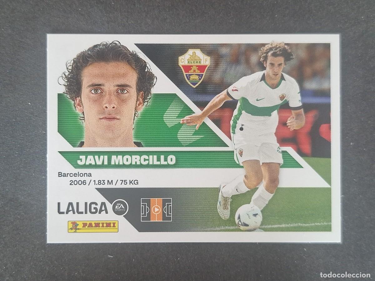 Cromos de f&uacute;tbol: L2 JAVO MORCILLO ELCHE C. F. FICHAJE 26 LIGA ESTE 2026 2027 26 27 NUNCA PEGADO SIN PEGAR