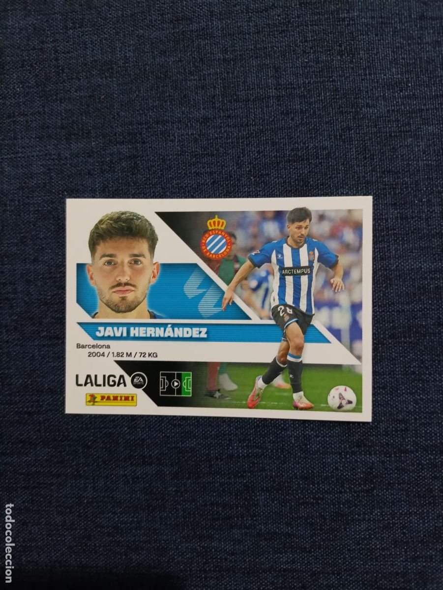 Cromos de f&uacute;tbol: LIGA ESTE 2026 2027 RCD ESPAYOL JAVI HERNANDEZ BIS N&ordm; 15