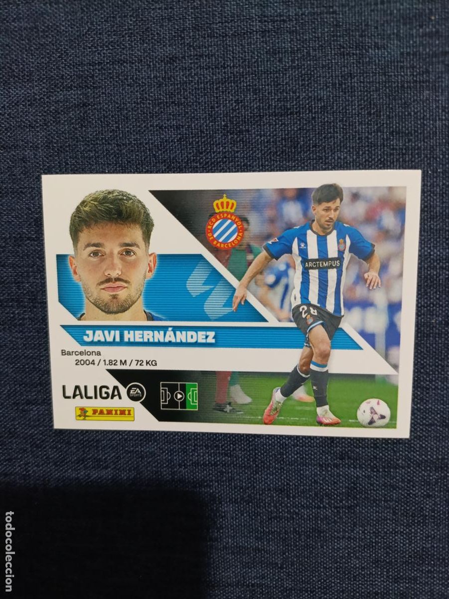 Cromos de f&uacute;tbol: LIGA ESTE 2026 2027 RCD ESPAYOL JAVI HERNANDEZ BIS N&ordm; 15