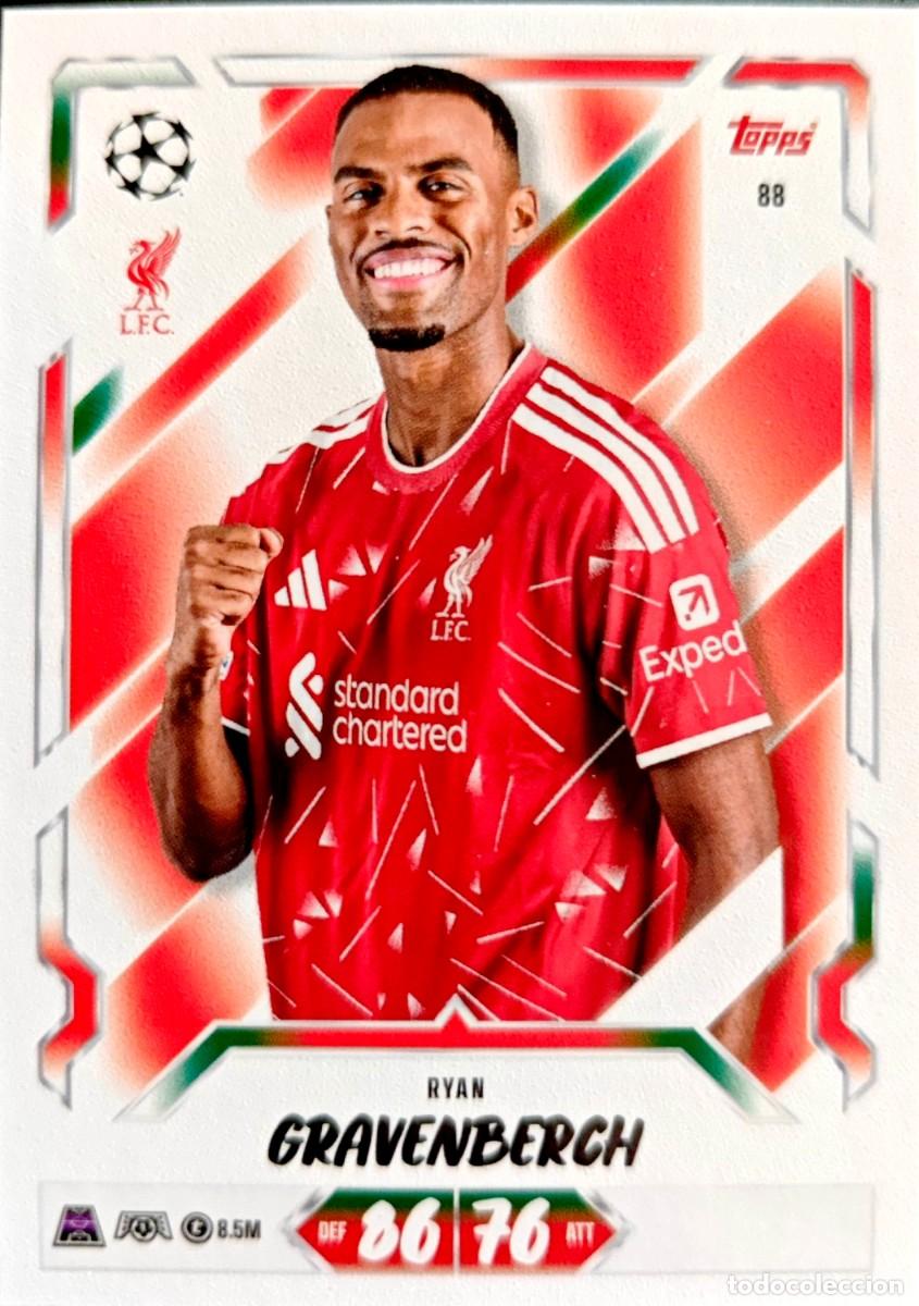 Cromos de f&uacute;tbol: 88 Ryan Gravenberch - Liverpool FC - TOPPS Match Attax 2026 2027 26 27
