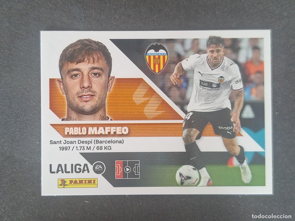 Cromos de f&uacute;tbol: L2 MAFFEO VALENCIA F. C. FICHAJE 28 LIGA ESTE 2026 2027 26 27 NUNCA PEGADO SIN PEGAR