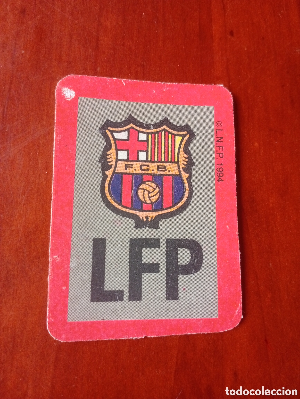 Cromos de f&uacute;tbol: PARCHE TELA ESCUDO FUTBOL CLUB BARCELONA LFP