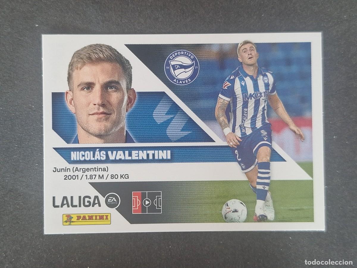 Cartes &agrave; collectionner de Football: L2 VALENTINI DEPORTIVO ALAVES FICHAJE 30 LIGA ESTE 2026 2027 26 27 NUNCA PEGADO SIN PEGAR
