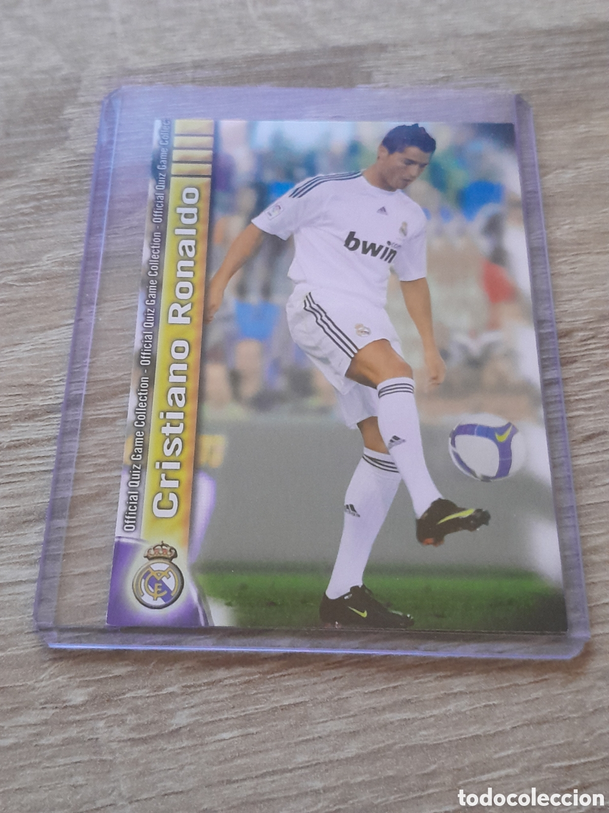 Cromos de f&uacute;tbol: Mundicromo fichas Liga 2009 2010 09 10 cristiano ronaldo n&ordm; 45 real madrid rookie