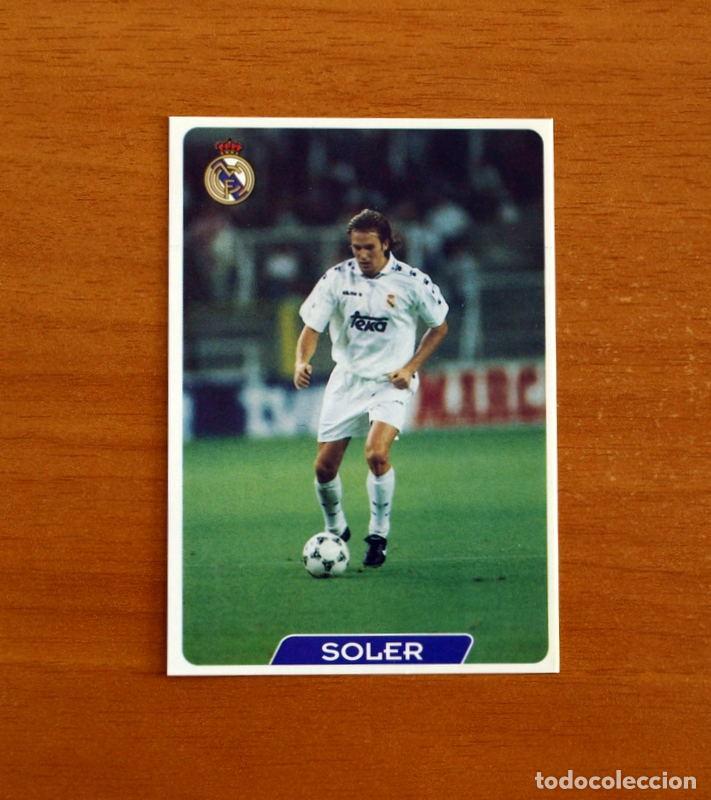Cromos de f&uacute;tbol: Real Madrid -N&ordm; 5 Soler -UH- &Uacute;ltima Hora -Las Fichas la Liga 95-96-1995-1996 -Mundicromo Sport