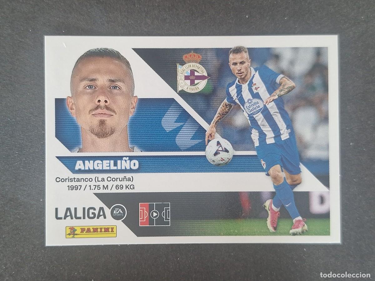 Cromos de f&uacute;tbol: L2 ANGELI&Ntilde;O DEPORTIVO DE LA CORU&Ntilde;A FICHAJE 33 LIGA ESTE 2026 2027 26 27 NUNCA PEGADO SIN PEGAR