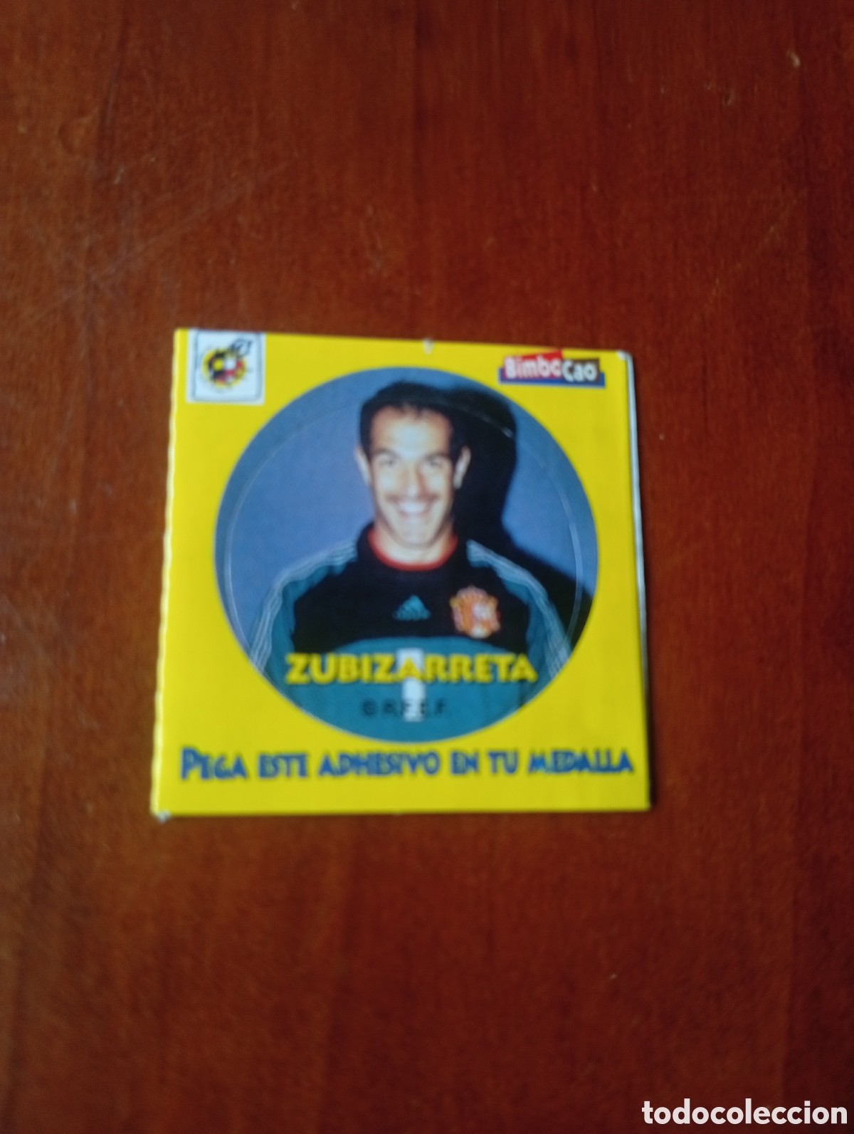 Cromos de f&uacute;tbol: CROMO PROMOCIONAL BIMBO BIMBOCAO BIMBO CAO FUTBOL ZUBIZARRETA PANRICO
