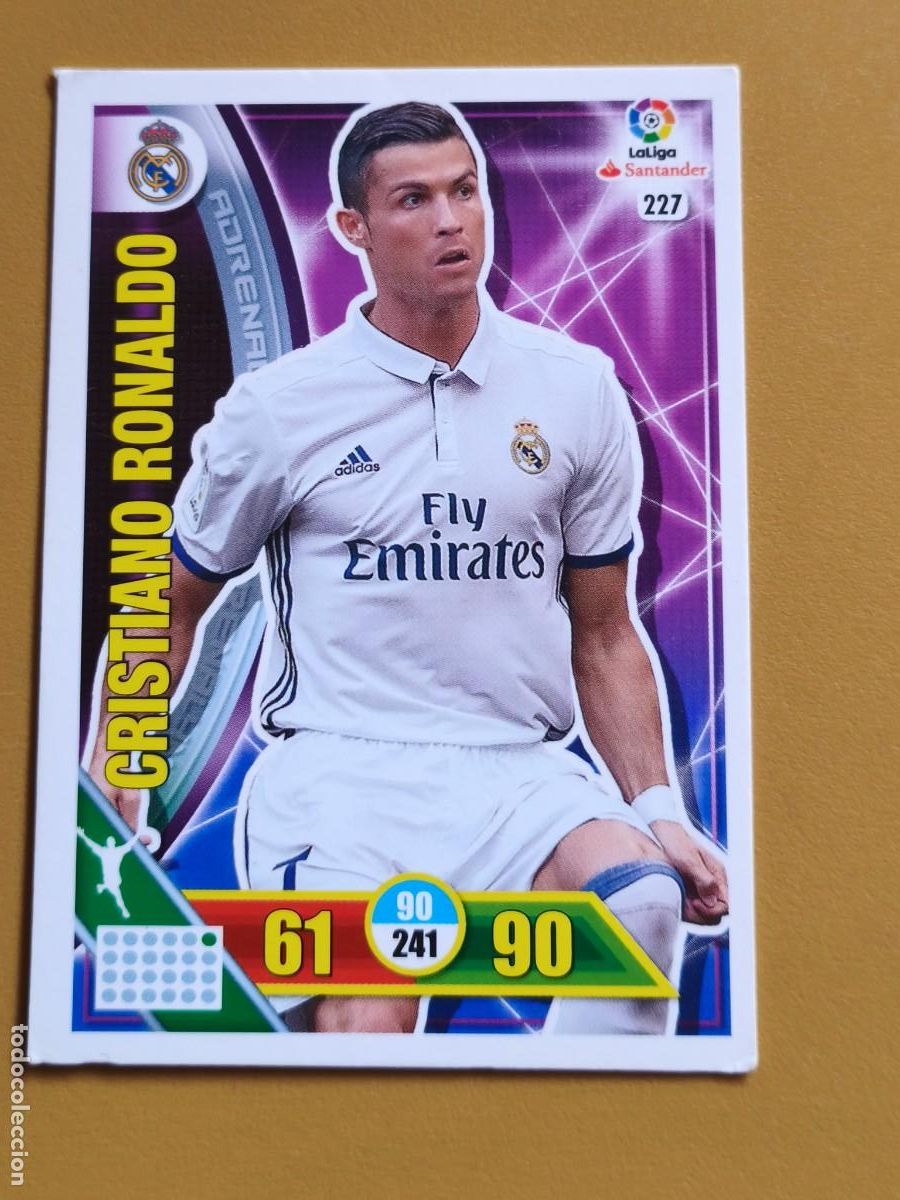 Cromos de f&uacute;tbol: cristiano ronaldo, adrenalyn 2016 17