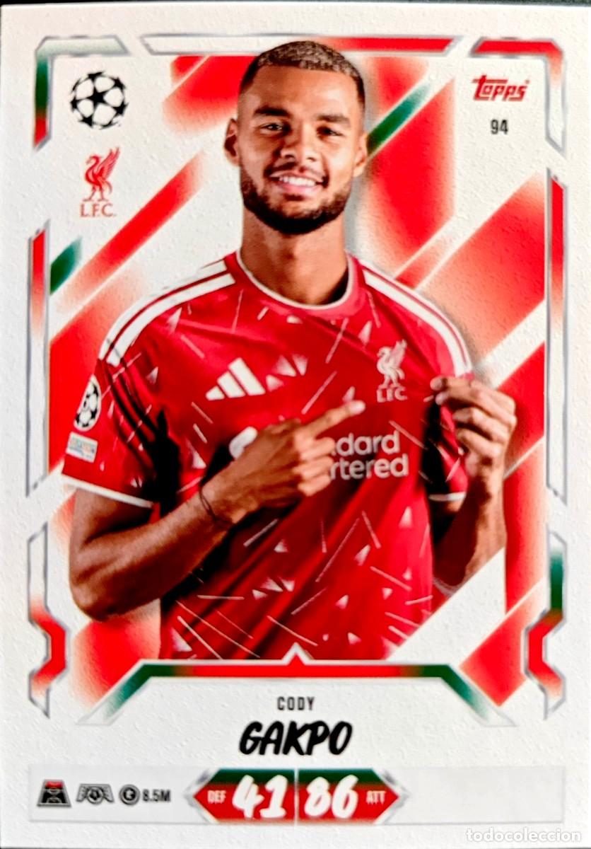 Cromos de f&uacute;tbol: 94 Cody Gakpo - Liverpool FC - TOPPS Match Attax 2026 2027 26 27