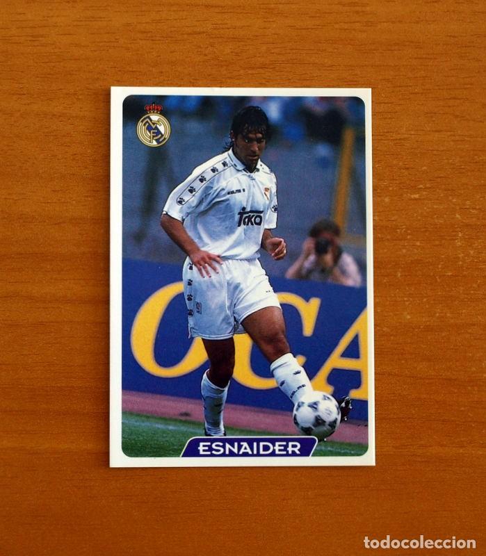 Cromos de f&uacute;tbol: Real Madrid -N&ordm; 16 Esnaider -UH- &Uacute;ltima Hora -Las Fichas la Liga 95-96-1995-1996 -Mundicromo Sport