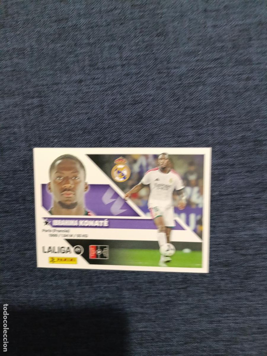 Cromos de f&uacute;tbol: LIGA ESTE 2026 2027 REAL MADRID KONATE BIS N&ordm;7