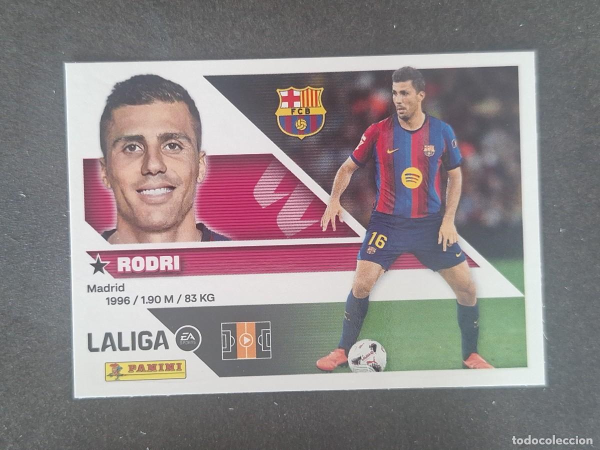 Cromos de f&uacute;tbol: L2 RODRI F. C. BARCELONA FICHAJE 40 LIGA ESTE 2026 2027 26 27 NUNCA PEGADO SIN PEGAR