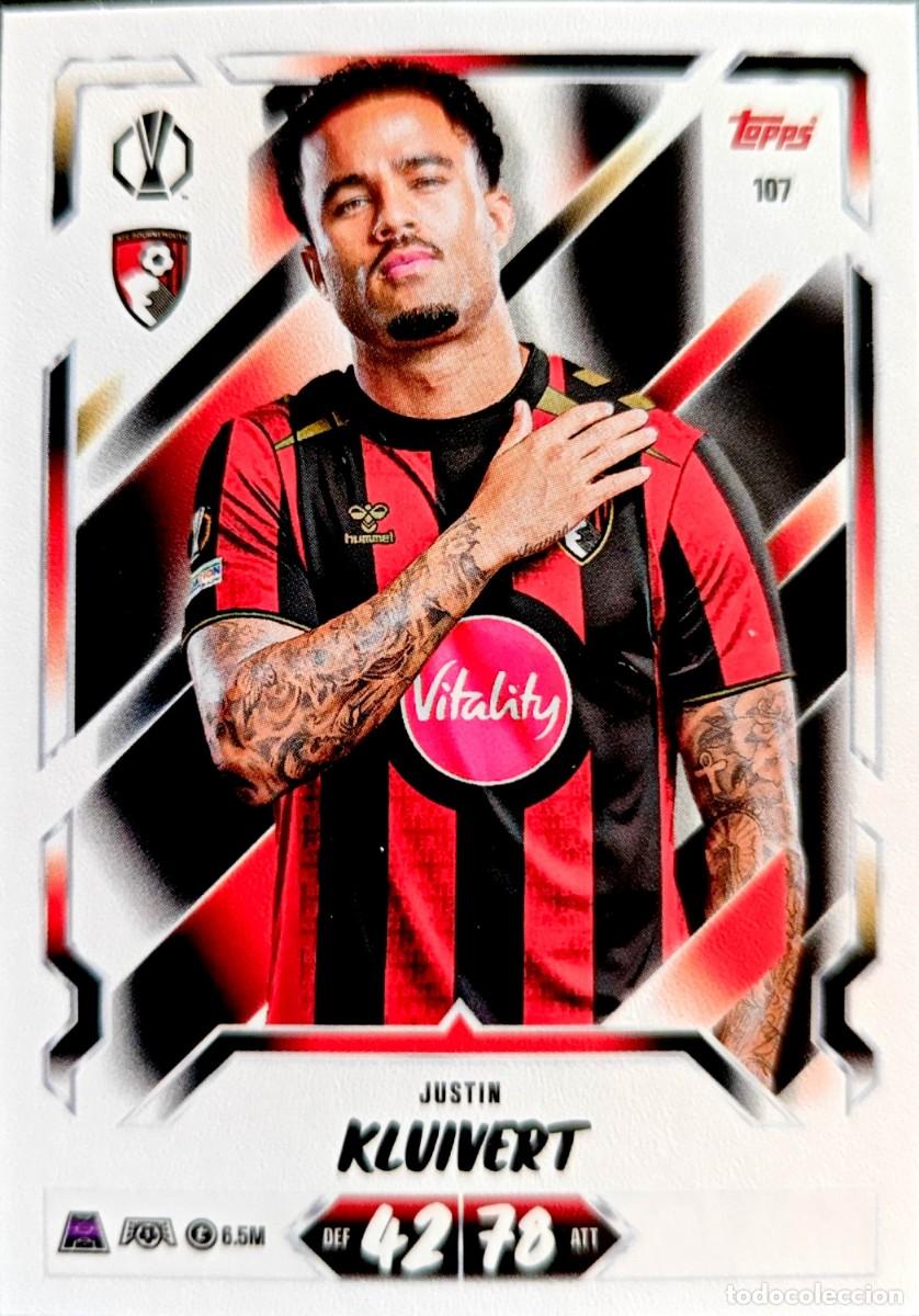 Cromos de f&uacute;tbol: 107 Justin Kluivert - AFC Bournemouth - TOPPS Match Attax 2026 2027 26 27