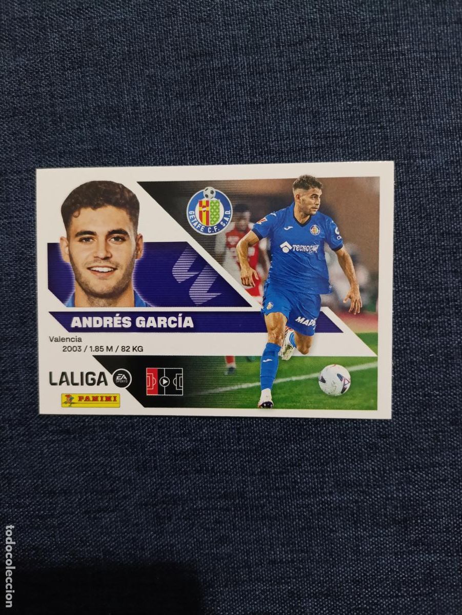 Cromos de f&uacute;tbol: LIGA ESTE 2026 2027 GETAFE CF ANDRES GARCIA FICHAJE N&ordm;18