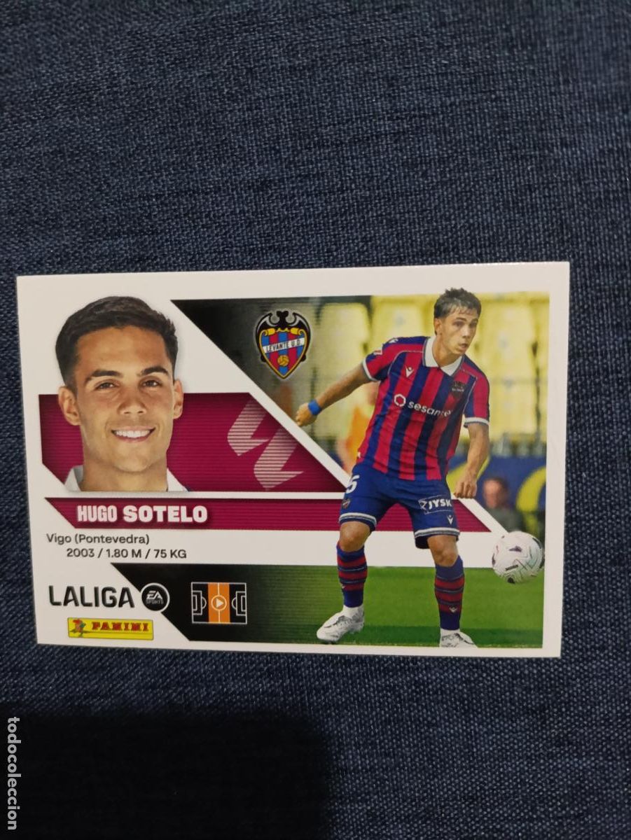 Cromos de f&uacute;tbol: LIGA ESTE 2026 2027 LEVANTE UD SOTELO FICHAJES N&ordm;13