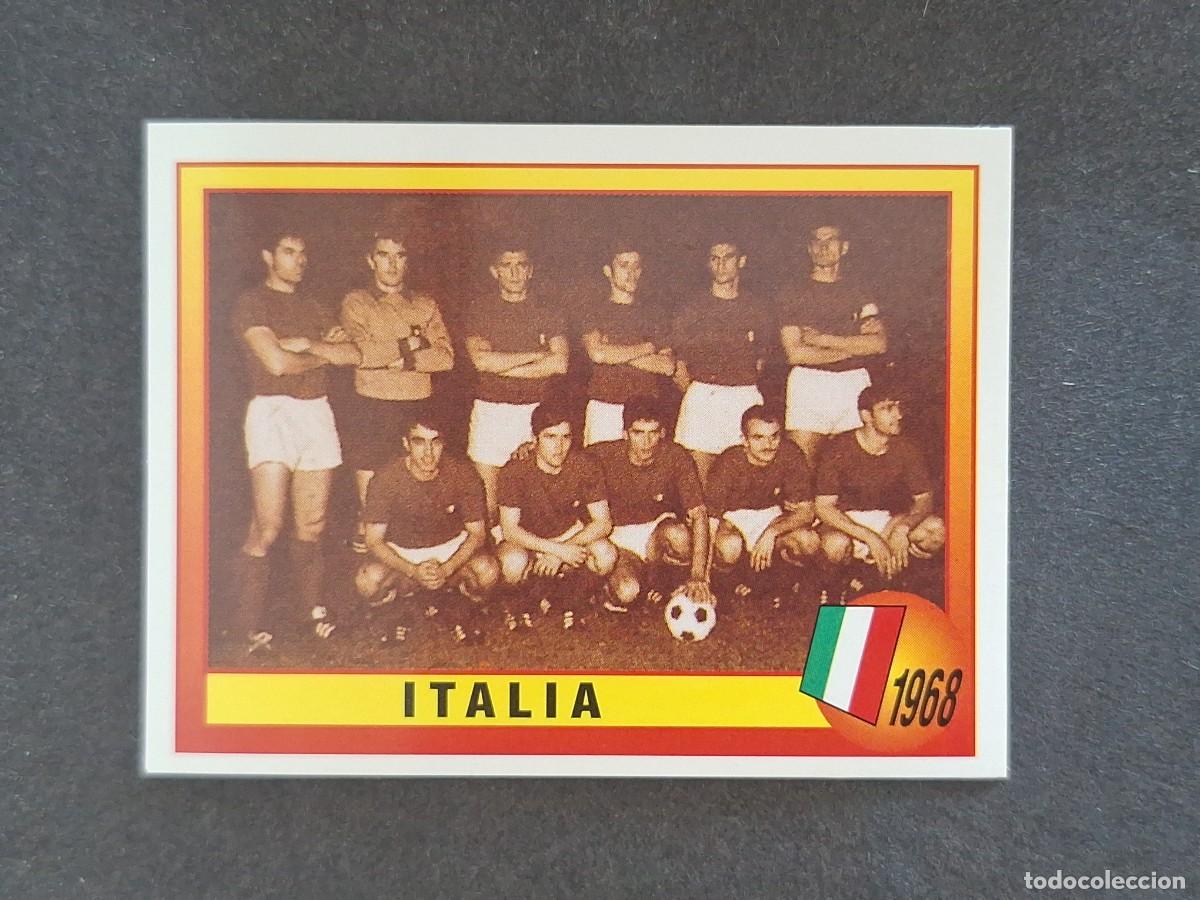 Cromos de f&uacute;tbol: L2 ALINEACION EQUIPO SELECCION ITALIA 1968 5 EUROCOPA 1996 EURO 96 PANINI NUNCA PEGADO SIN PEGAR