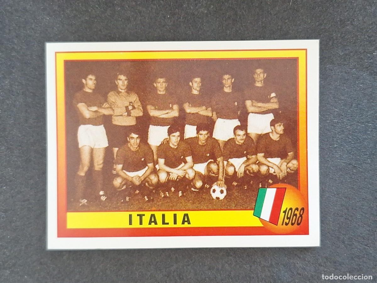 Cromos de f&uacute;tbol: L2 ALINEACION EQUIPO SELECCION ITALIA 1968 5 EUROCOPA 1996 EURO 96 PANINI NUNCA PEGADO SIN PEGAR