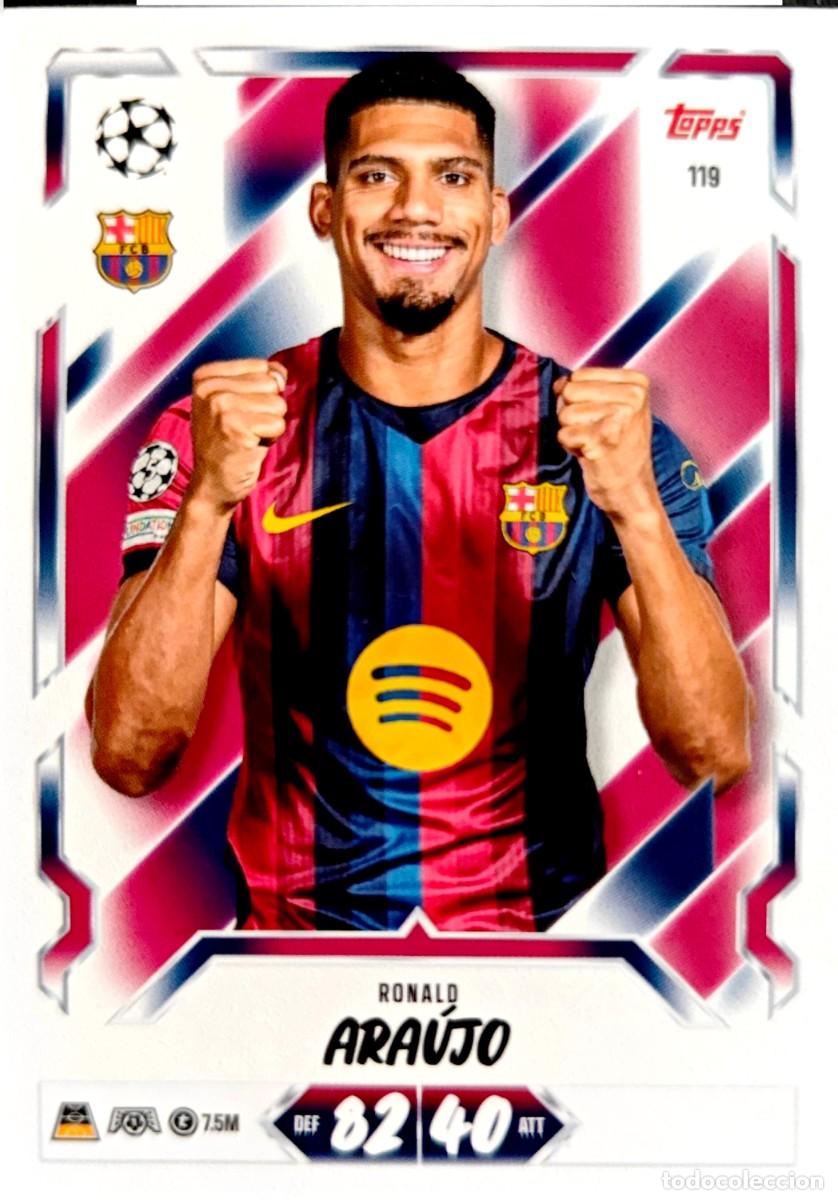 Cromos de f&uacute;tbol: 119 Ronald Araujo - FC Barcelona - TOPPS Match Attax 2026 2027 26 27