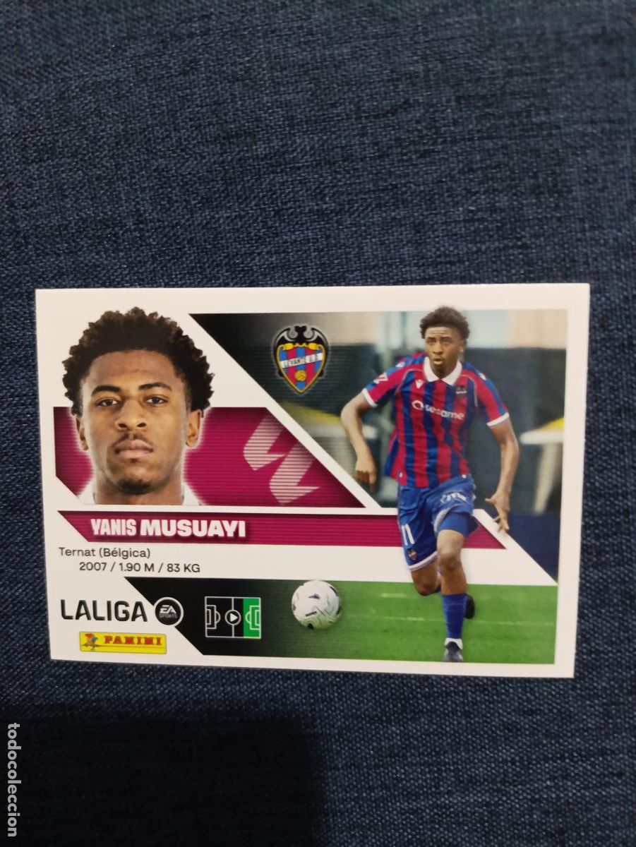 Cromos de f&uacute;tbol: LIGA ESTE 2026 2027 LEVANTE UD MUSUAYI BIS N&ordm;20