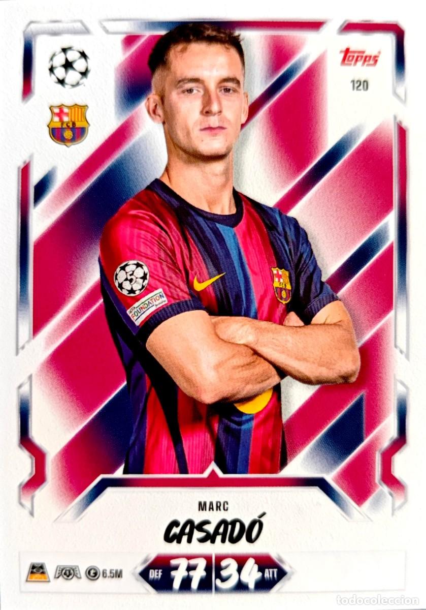 Cromos de f&uacute;tbol: 120 Marc Casad&oacute; - FC Barcelona - TOPPS Match Attax 2026 2027 26 27