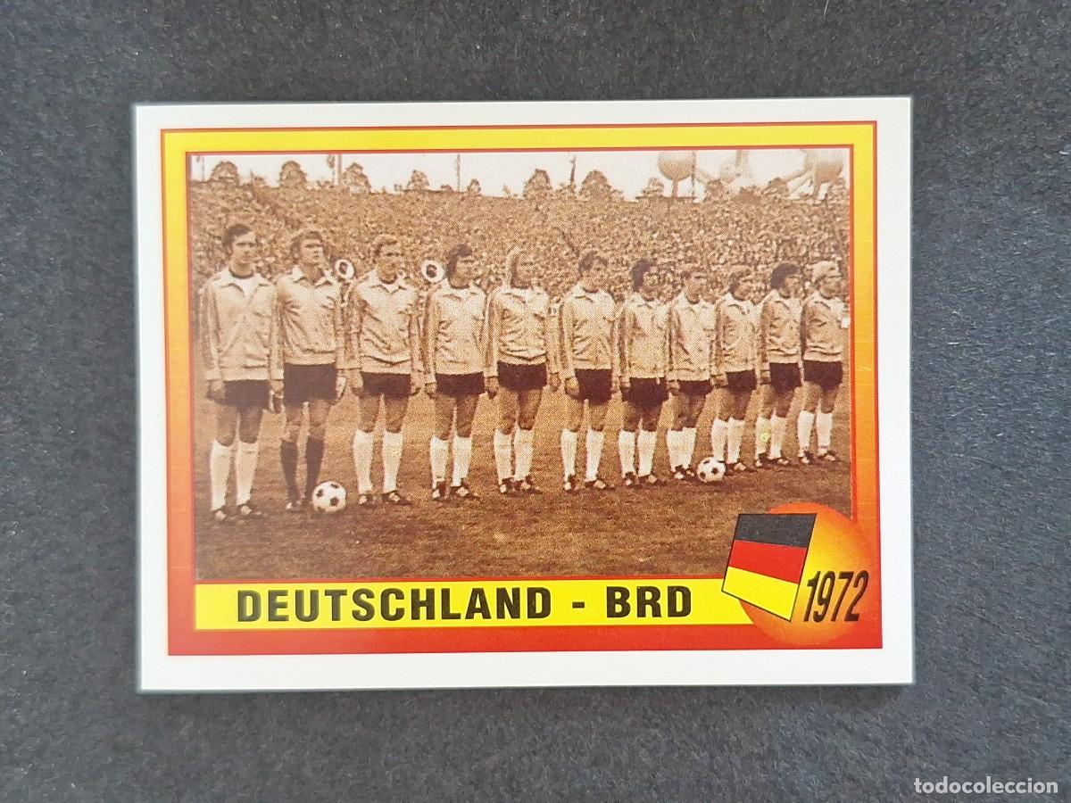 Cromos de f&uacute;tbol: L2 ALINEACION EQUIPO SELECCION ALEMANIA BRD 1972 8 EUROCOPA 1996 EURO 96 PANINI NUNCA PEGADO