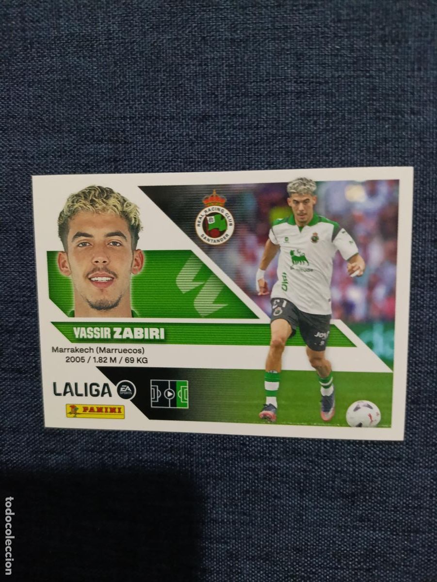 Cromos de f&uacute;tbol: LIGA ESTE 2026 2027 R RACING CLUD ZABIRI BIS N&ordm;15