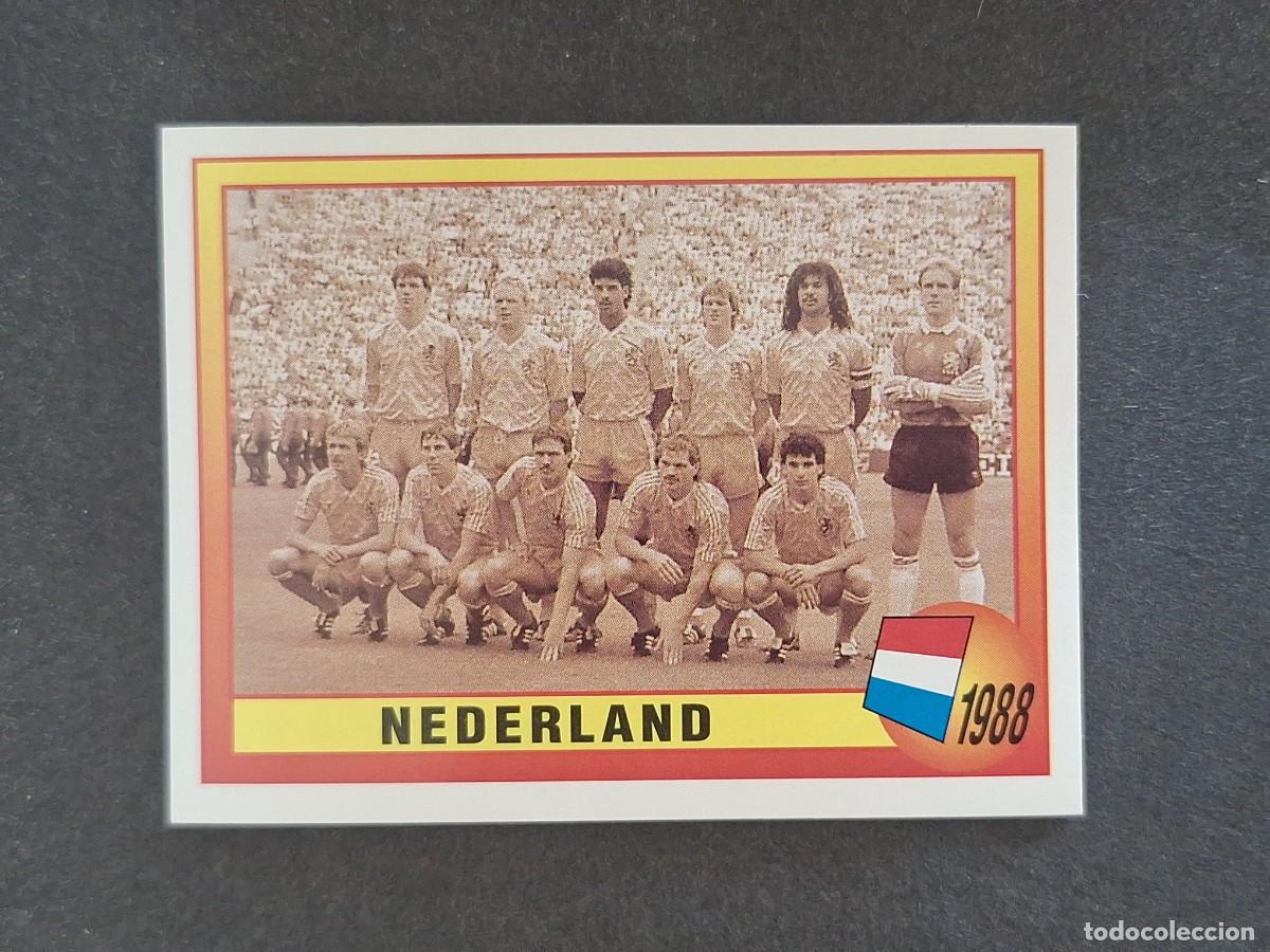Cromos de f&uacute;tbol: L2 ALINEACION EQUIPO SELECCION HOLANDA 1988 15 EUROCOPA 1996 EURO 96 PANINI NUNCA PEGADO SIN PEGAR