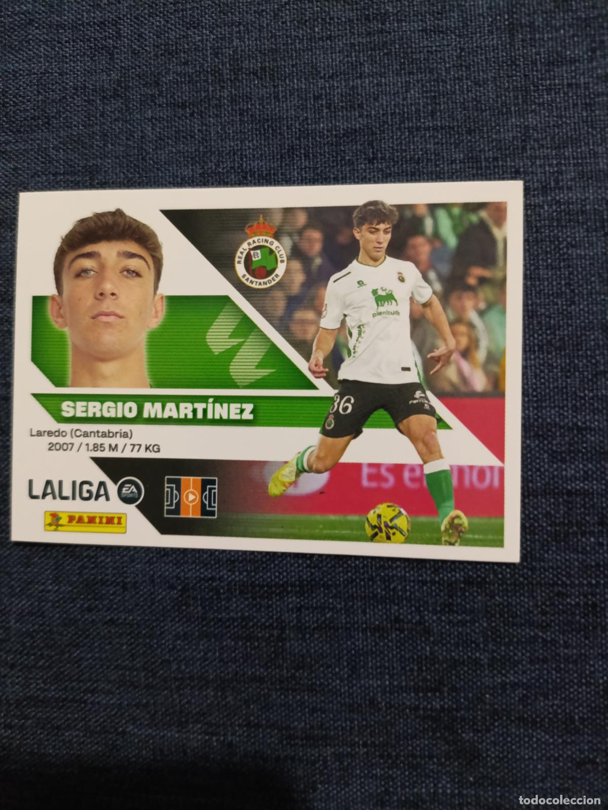 Cromos de f&uacute;tbol: LIGA ESTE 2026 2027 R RACING CLUD SERGIO MARTINEZ BIS N&ordm;13
