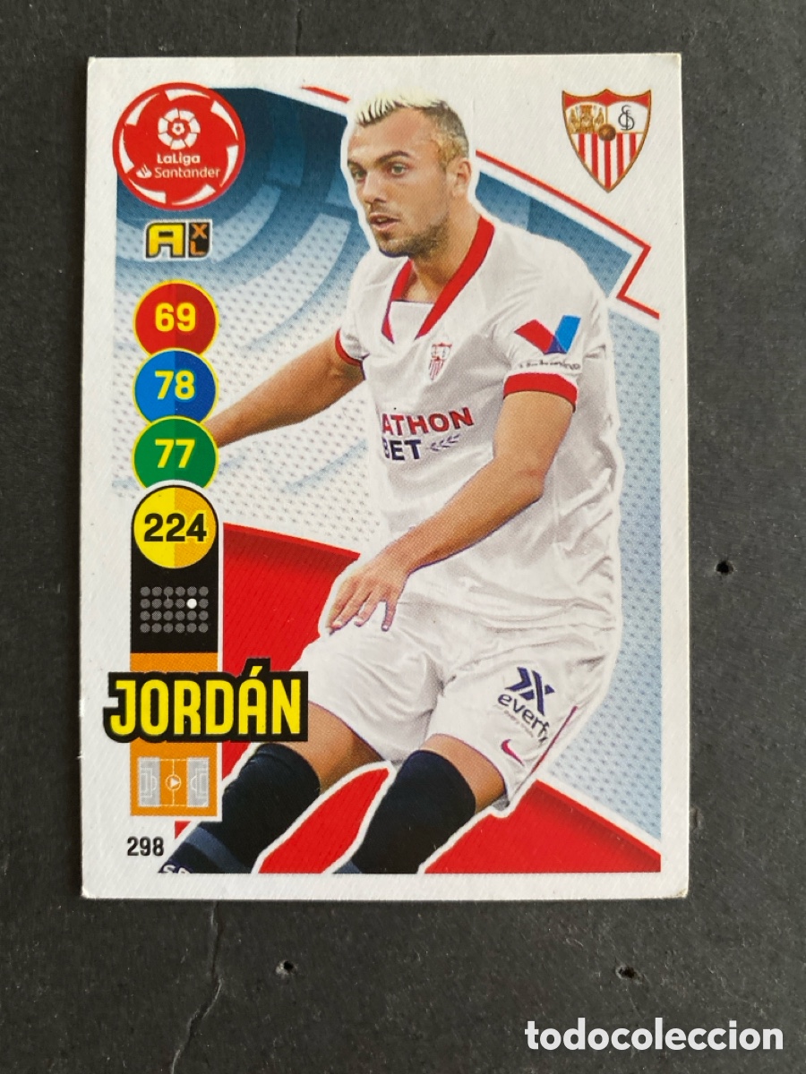Cromos de f&uacute;tbol: Cromo Adrenalyn liga 20/21 Sevilla N* 298