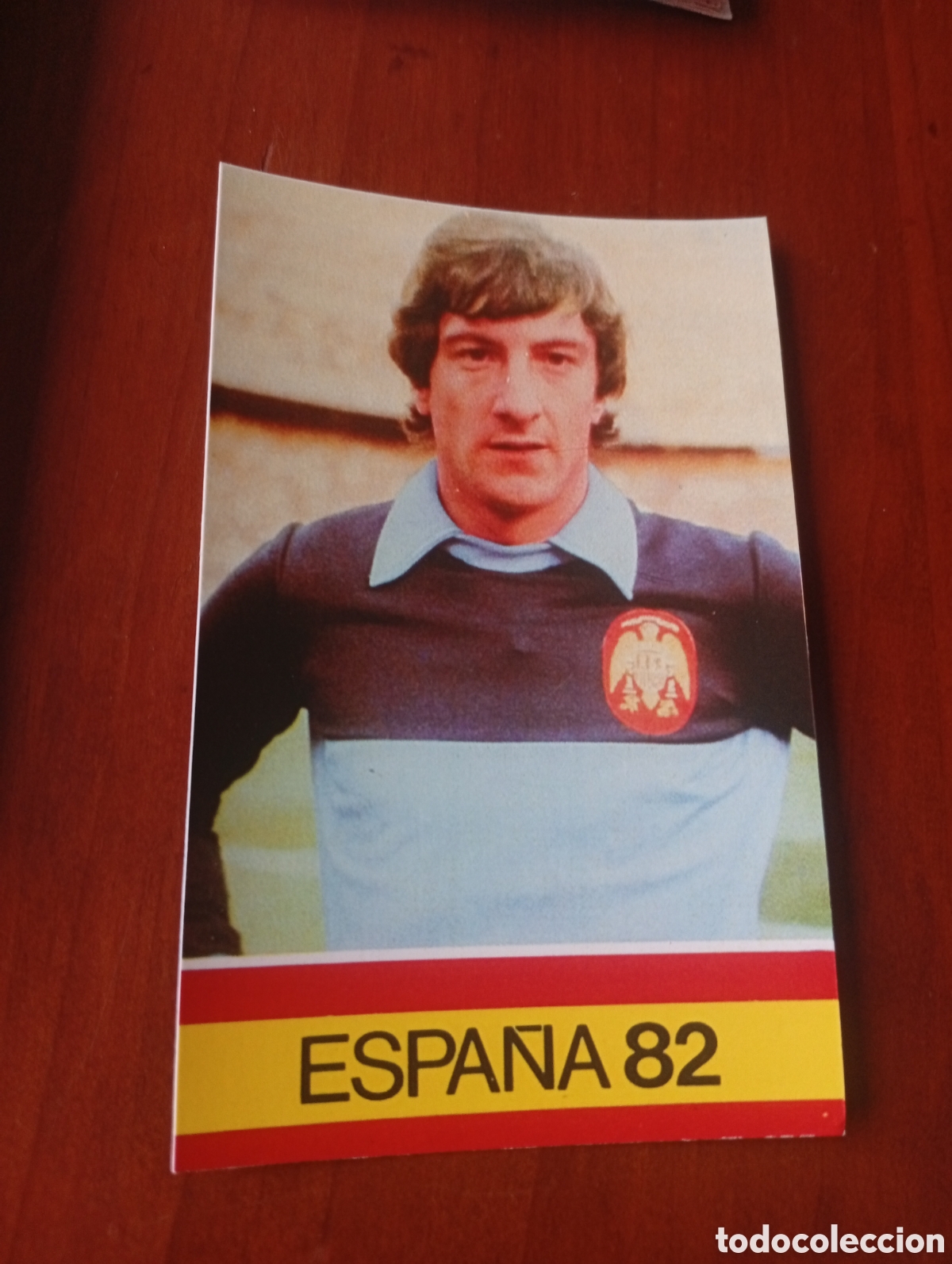 Cromos de Futebol: ALBUM PORTA FICHAS DE LA SELECCION NACIONAL ESPA&Ntilde;OLA ESPA&Ntilde;A 82 FICHA CROMO TARJETA URRUTICOECHEA