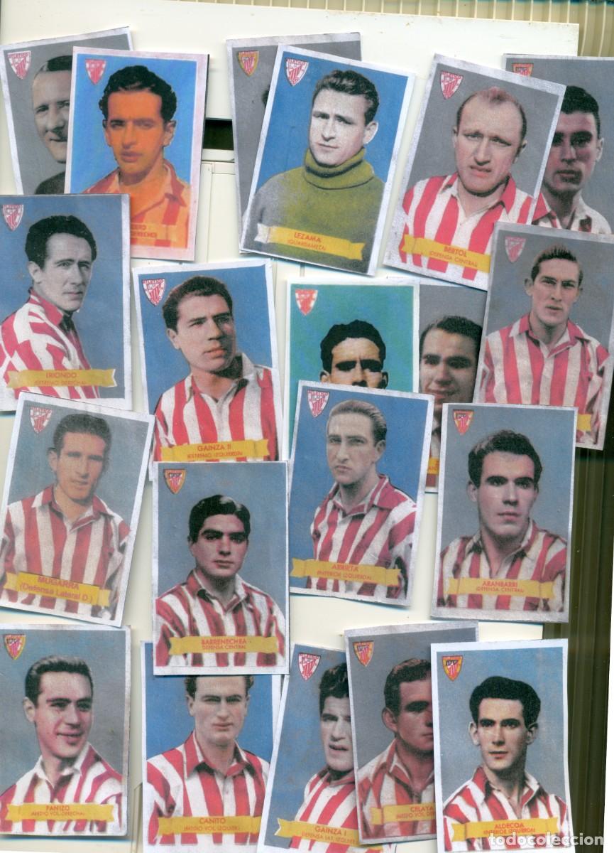 Cromos de Futebol: AT.BILBAO 20 CROMOS EQUIPO COMPLETO MAS DOS RESERVAS CAMPEONES 49 FACSIMIL