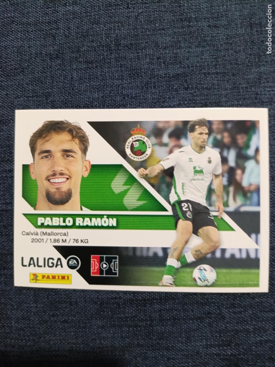 Cromos de Futebol: LIGA ESTE 2026 2027 R RACING CLUD PABLO RAMON BIS N&ordm;6