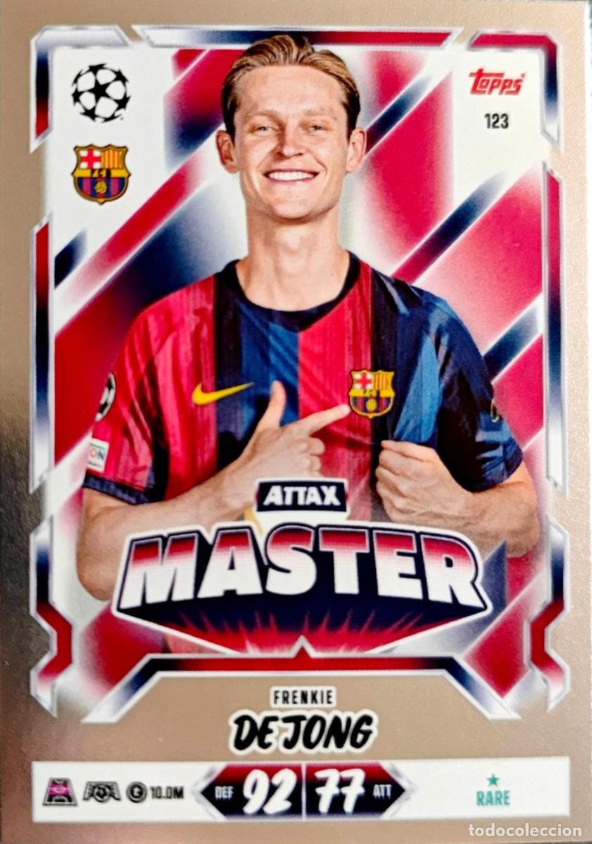 Figurine di Calcio: 123 Frenkie de Jong - FC Barcelona - MASTER - TOPPS Match Attax 2026 2027 26 27