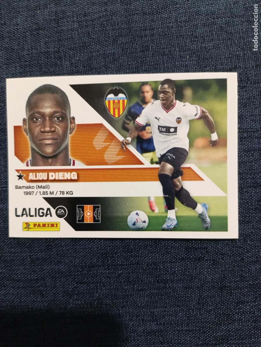 Cromos de Futebol: LIGA ESTE 2026 2027 VALENCIA CF DIENG BIS N&ordm;16