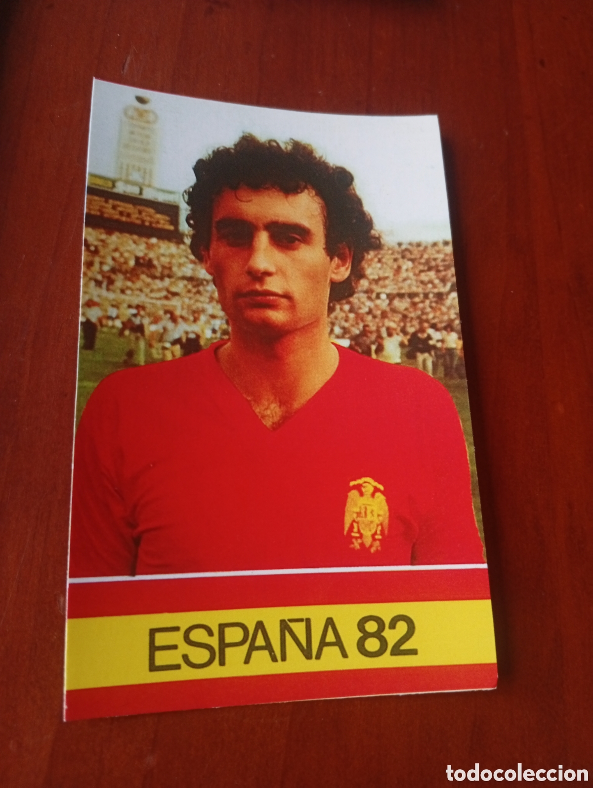 Cromos de Futebol: ALBUM PORTA FICHAS DE LA SELECCION NACIONAL ESPA&Ntilde;OLA ESPA&Ntilde;A 82 FICHA CROMO TARJETA GALLEGO