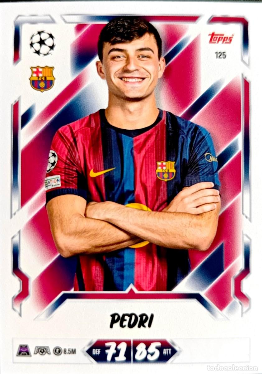 Cromos de f&uacute;tbol: 125 Pedri - FC Barcelona - TOPPS Match Attax 2026 2027 26 27