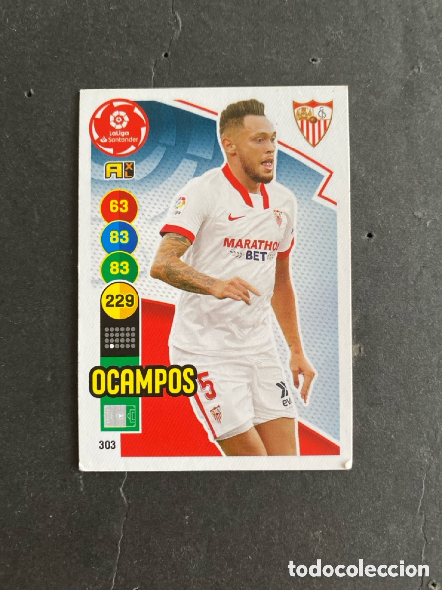 Cromos de f&uacute;tbol: Cromo Adrenalyn liga 20/21 Sevilla N* 303