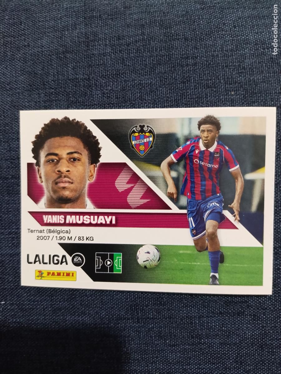 Cromos de f&uacute;tbol: LIGA ESTE 2026 2027 LEVANTE UD MUSUAYI BIS N&ordm;20