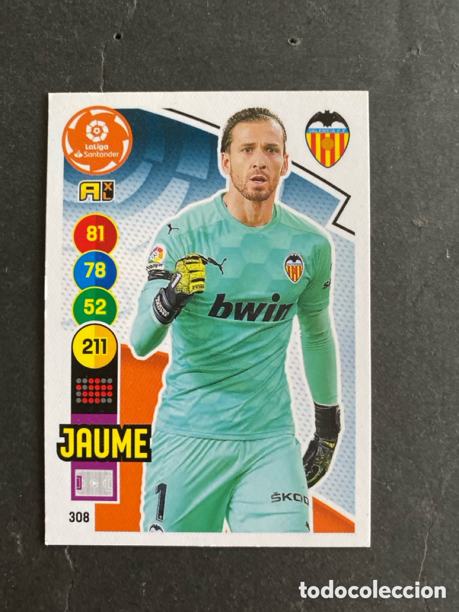 Cromos de f&uacute;tbol: Cromo Adrenalyn liga 20/21 Valencia N* 308