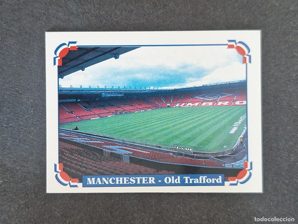 Cromos de f&uacute;tbol: L2 CIUDAD MANCHESTER ESTADIO OLD TRAFFORD 28 EUROCOPA 1996 EURO 96 PANINI NUNCA PEGADO SIN PEGAR