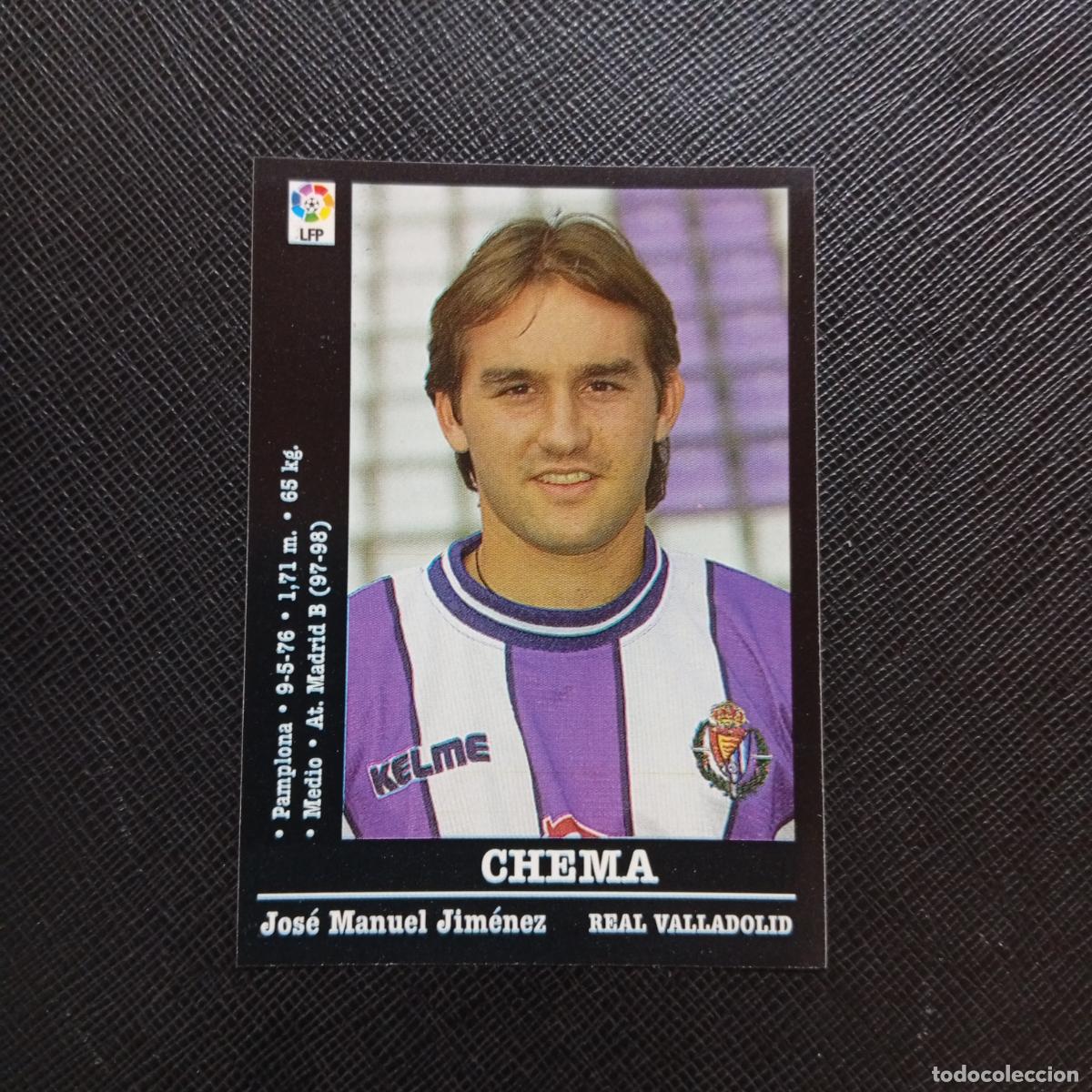 Cromos de f&uacute;tbol: 133 CHEMA VALLADOLID PANINI 00 01 CROMO FUTBOL LIGA 2000 2001 - SIN PEGAR - A31 PG280