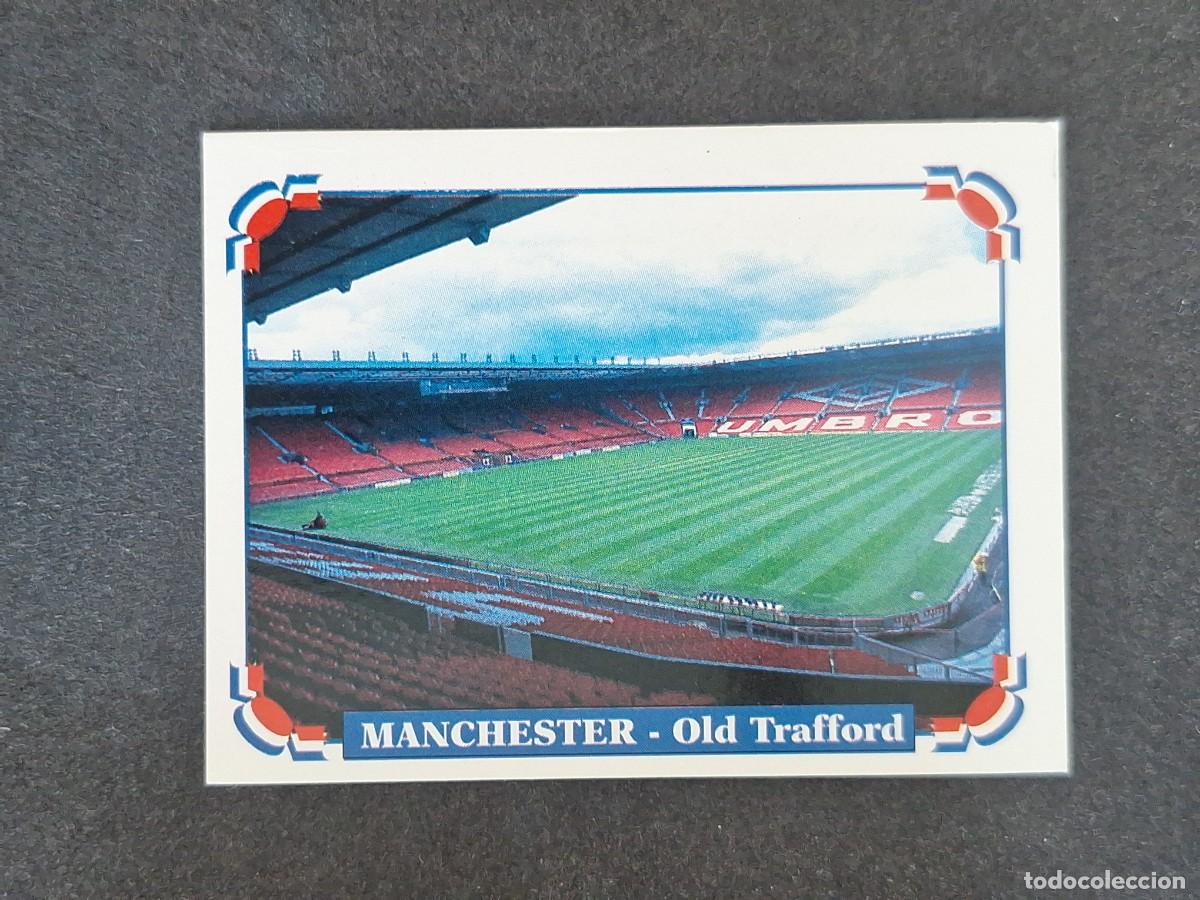 Cromos de f&uacute;tbol: L2 CIUDAD MANCHESTER ESTADIO OLD TRAFFORD 28 EUROCOPA 1996 EURO 96 PANINI NUNCA PEGADO SIN PEGAR